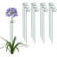 Piquets de support pour plante à tige simple en métal 16 po (ensemble de 12) - Support de jardin décoratif pour fleurs et légumes-2069811113