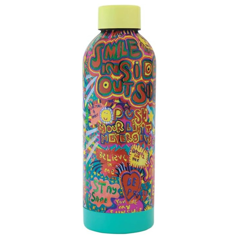 Portico Designs Arthouse Unlimited Collection 500ml Vacuum Insulated Stainless Steel Water Bottle