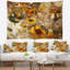 Tapisserie d’arrière plan en fleurs en polyester avec accessoires suspendus inclus-28490063