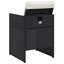 Ensemble de chaises de patio avec coussins 4 pièces Latitude Run®-1319325660-1319325665