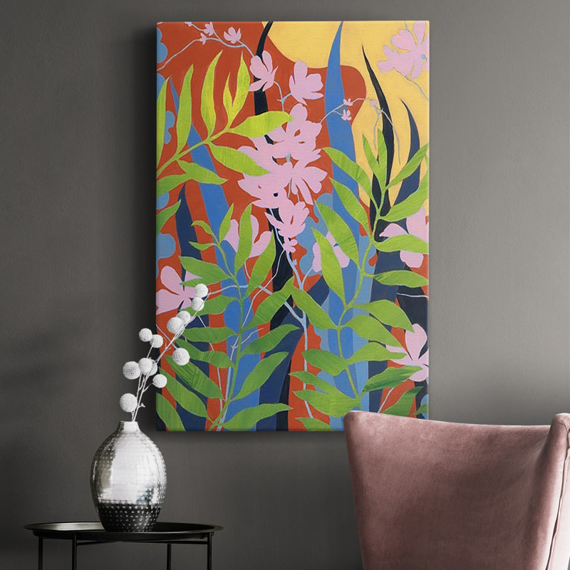 «Bold Bright & Wild I» sur toile, H 48 po x l 32 po x P 1 po