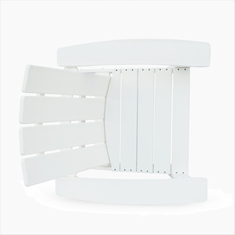 Adirondack Chairwith Rustic Charm And All-Weather Durability, Perfect For Modern Outdoor Spaces, White