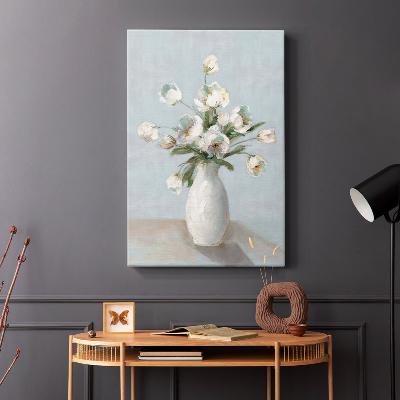 Les plus jolies tulipes - Cavas enveloppés de galerie, H 36 po x l 24 po