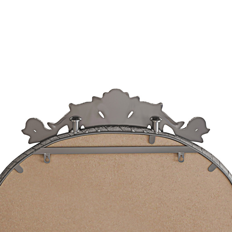 Full Body Mirror Wall Mounted Mirror, Antique Silver