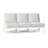 Monaco Aluminum Sofa - Slate Gray-70040642-70040645-93663384