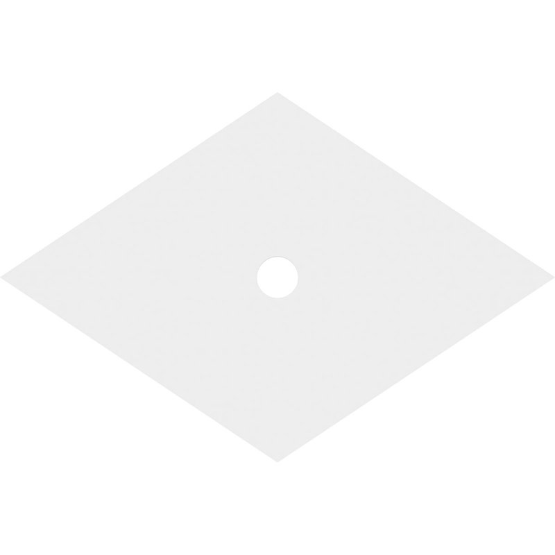Diamant intérieur 3 po Diamond, H 26,625 po x l 40 po x P 1 po
