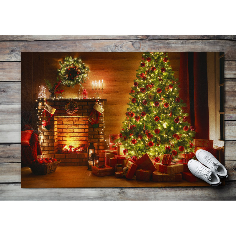 Non-Slip Christmas Outdoor Doormat
