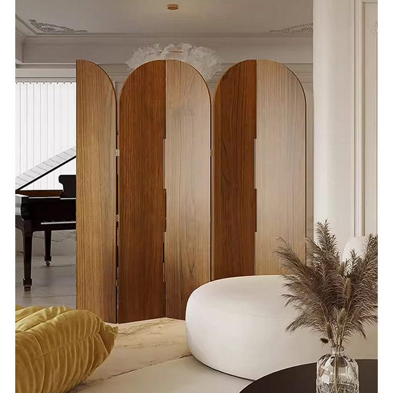 Paravent mobile français antique French Cedar, H 74,8 po x l 78,74 po x P 1,18 po