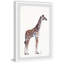 Carrie debout, grande girafe, reproduction encadrée-2127135996