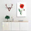 Common Poppy Illustration - Wrapped Canvas Painting-55371304