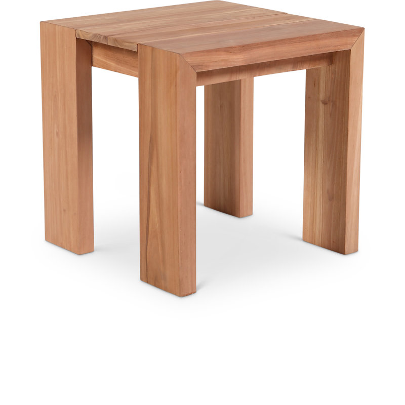Rectangular Teak Outdoor Side Table