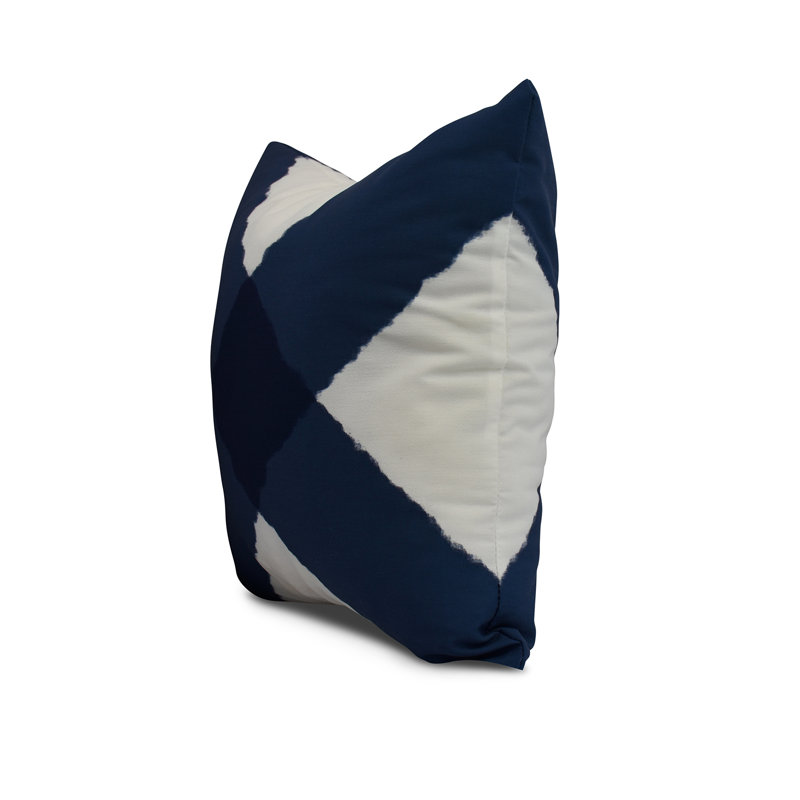 Housse et insert de coussin carré Nantucket, Bleu marine, 18 po x 18 po