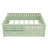 Full Size Bed with Built-in Bookshelves, Small Staircase, High-Quality Safety Rails & Trundle, Avocado Green-373334165-373334174