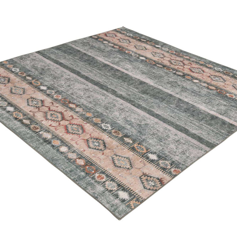 Arvene Chenille Geometric Indoor Rug