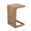 Table de bout en C brun