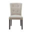 Chaise parsons rembourrée Silvester