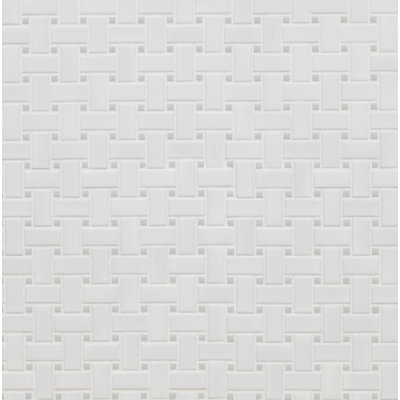 Ackland Moonlite Weave 12 in. x 12 in. Matte Porcelain Mosaic Floor and Wall Tile