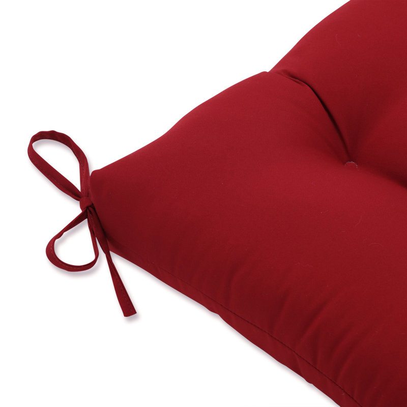 Coussin de siège intérieur / extérieur Renelde, Rouge, L 44 po