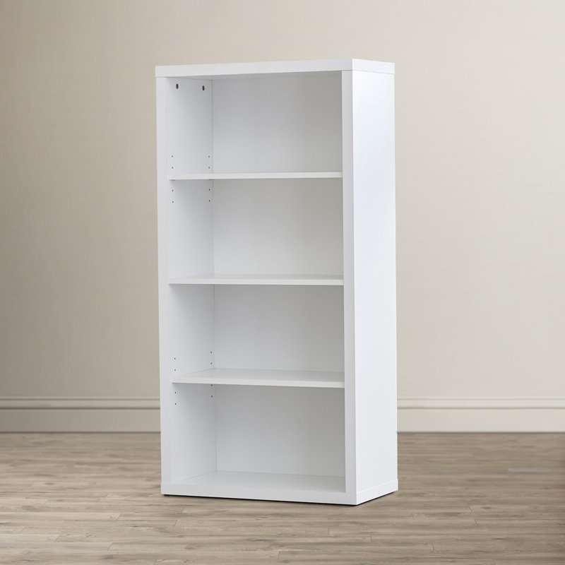 Bibliothèque étagère à 5 niveaux 48 "H, Blanc