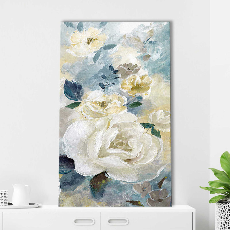 Simple Simple Bright and Bold Détail II par Nan - Peinture, Toile tendue, H 60 po x l 36 po x P 1,5 po