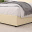 Structure de lit tapissier de taille grand Auxter avec tête de lit à rivets réglable, cadre de lit plateforme grand en velours avec 4 tiroirs de rangement, support de plateforme à lattes en bois, aucun sommier nécessaire-440059414-440059413