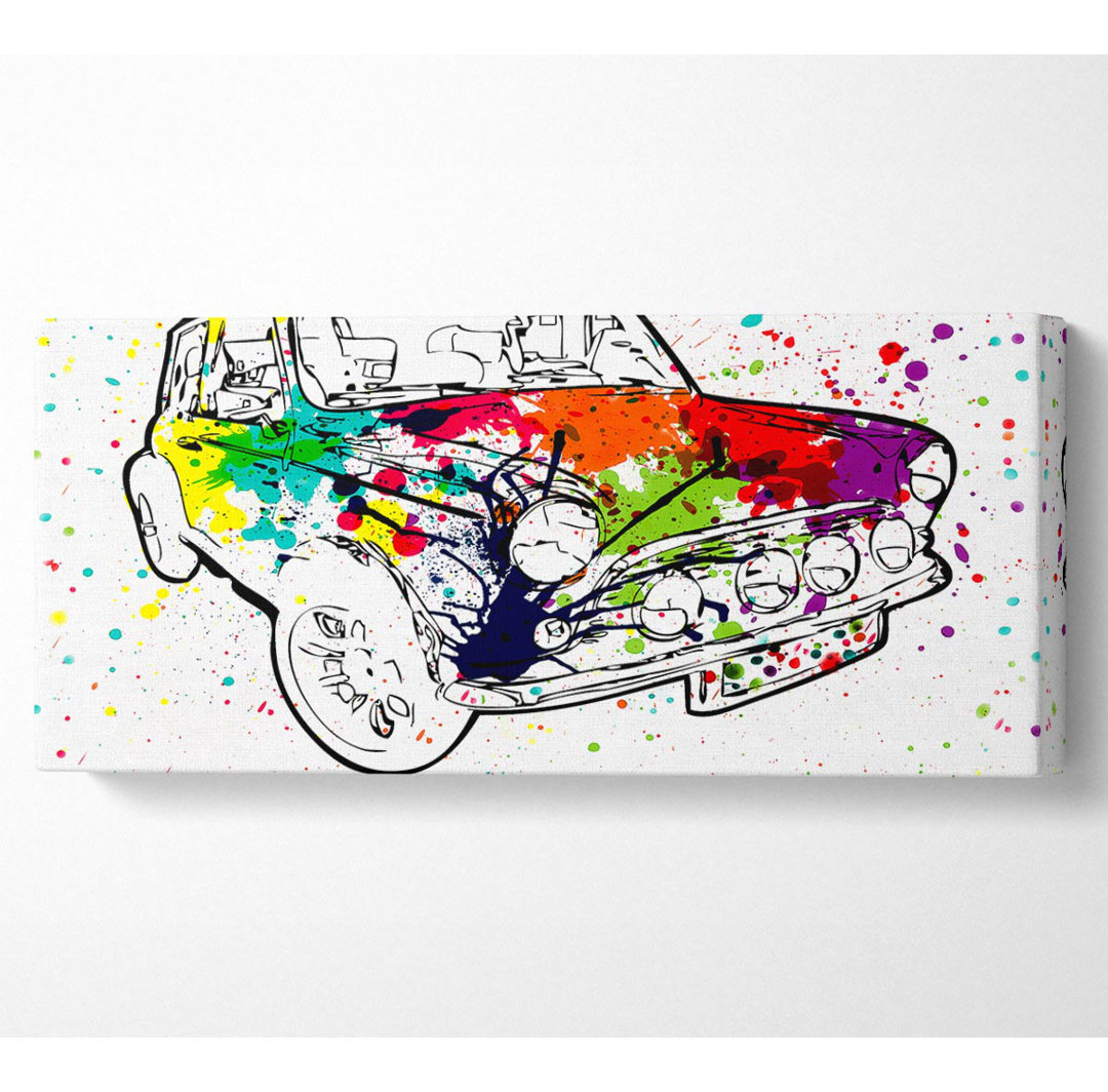 Mini Rainbow Paint Splat - Kunstdrucke auf Leinwand