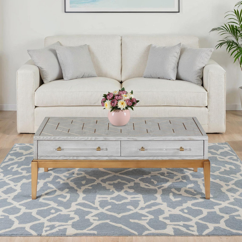 Perrine Single Coffee Table, Gray