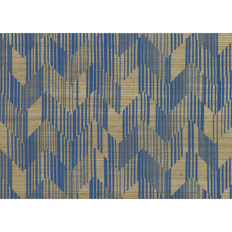 Papier peint bouleau, Bleu