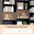 74-Inch Tall Display Bookcase with 6-Tier Shelves for Organized Storage-4693287
