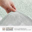 Tapis de bain 100% coton touffeté Evan Seafoam 24 x 72 po avec envers antidérapant-162460652-162460649