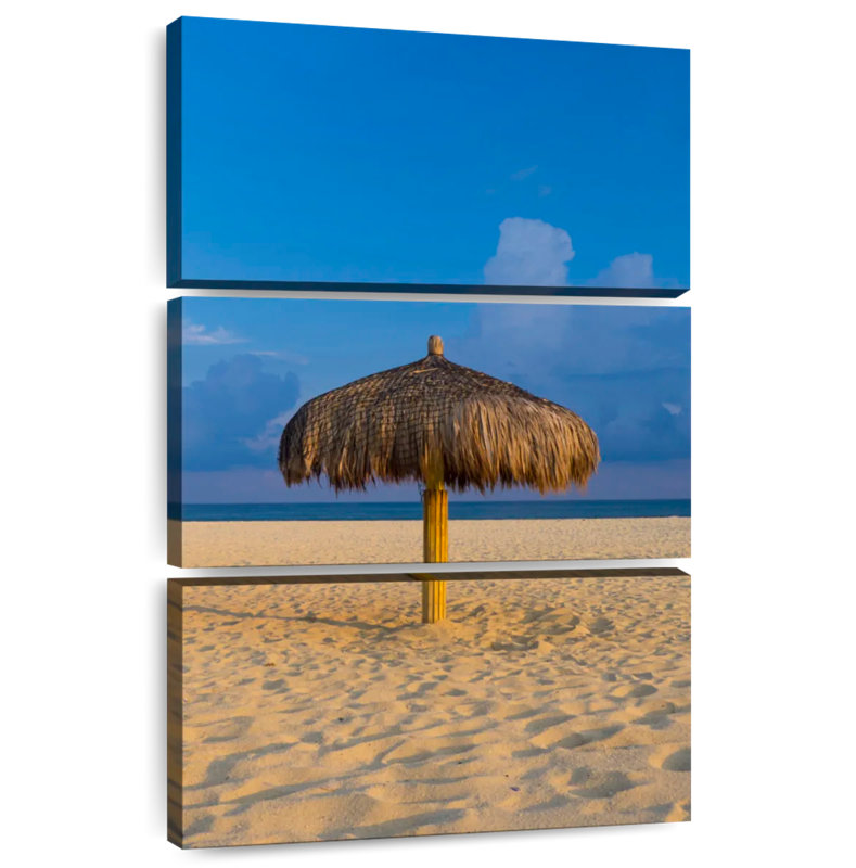 Gillard Straw Gillard Umbrella, 50" H x 32" W