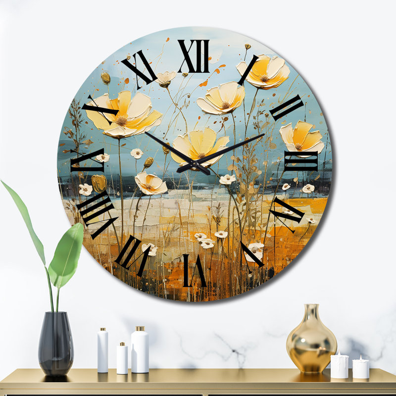 Horloge murale en métal Kewei, Très grand
