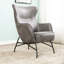 Colm Faux Leather Wingback Chair-45736364