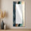 Émeraude et rivière de cristal dans la forêt I - décor mural miroir de paysages - imprimé sur métal