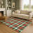 Premium Machine Washable Dockside AMF1817 Christmas Plaid Rug-227902069