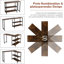 Leonetti L-Shaped Metal Base Writing Desk-989327549-1061741493