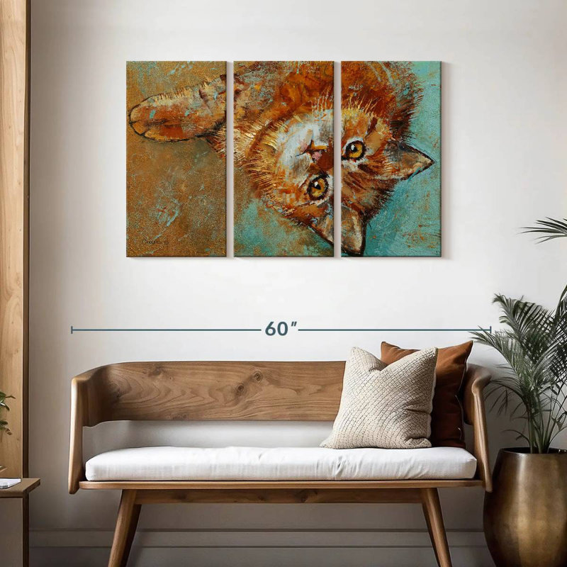 Brampt Little Tiger, 28" H x 45" W