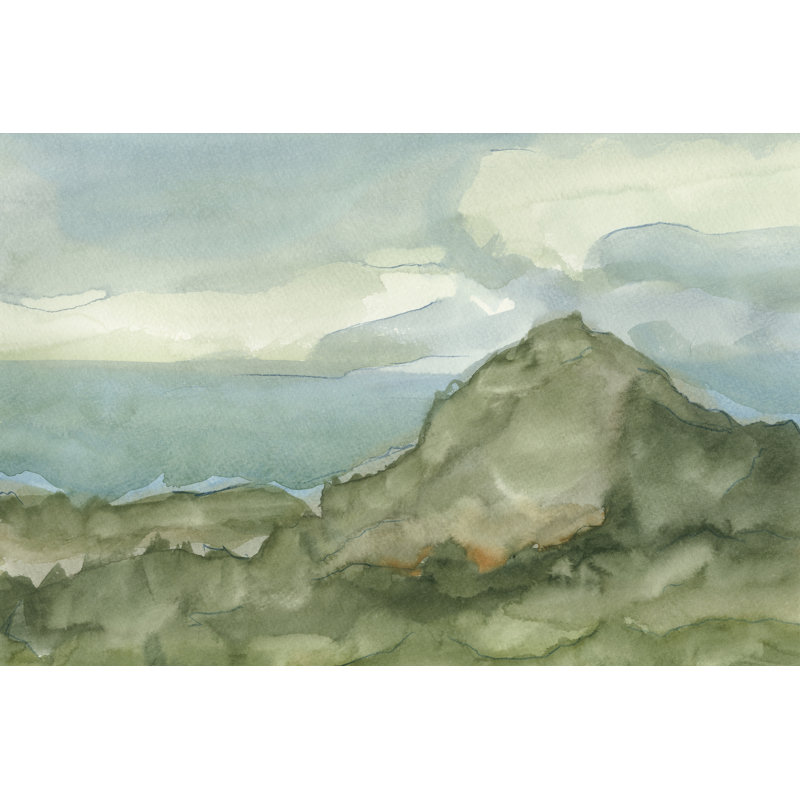 Plein Air Mountain View I by Ethan Harper - Wrapped Canvas Print, 30cm H x 46cm W