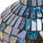 Betton 22"H Turquoise and Silver Mosaic Table Lamp