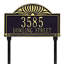Sunburst 2-Line Lawn Address Sign-1669092564-1669092561
