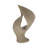 Abstract Resin Quartz Sculpture Statue for Home Decor - Decorative Object Accent for Office Desks, Table or Living Room Decoration - 18", Brown