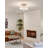 Francesca Glass Semi Flush Mount-66310879