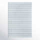Lavande Plaid Wool Area Rug in Gray