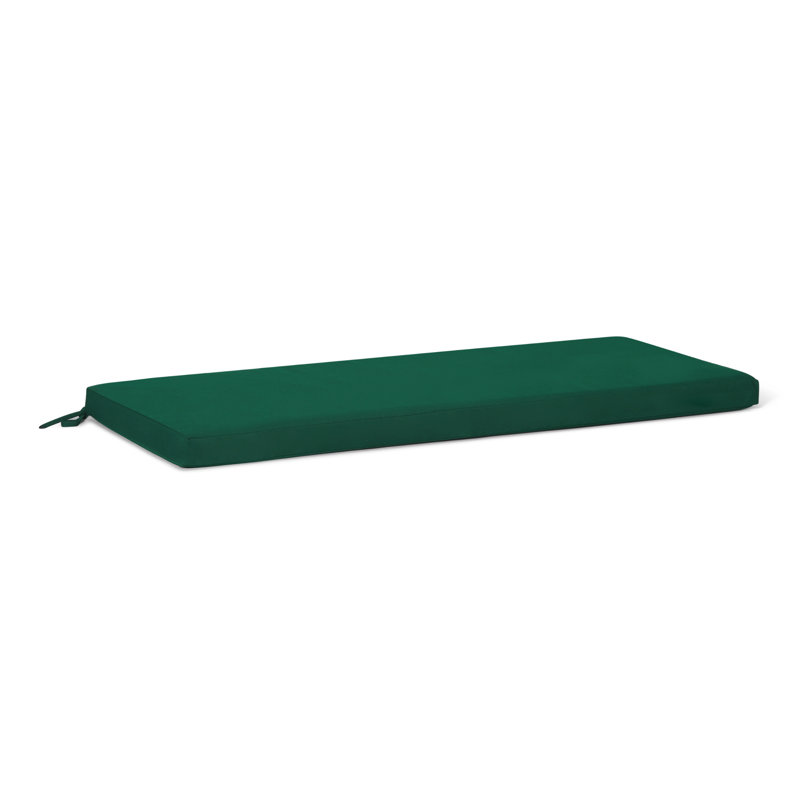 Forellen Outdoor 2.5'' Seat Cushion, Green, 46" x 18.50"