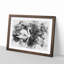 Swan - Picture Frame Graphic Art Print-56877776-56877777