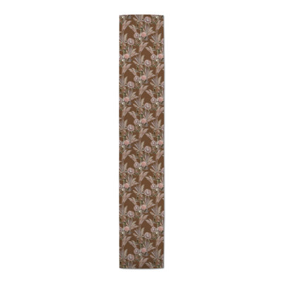 Ayunna Rectangle Floral Polyester Table Runner