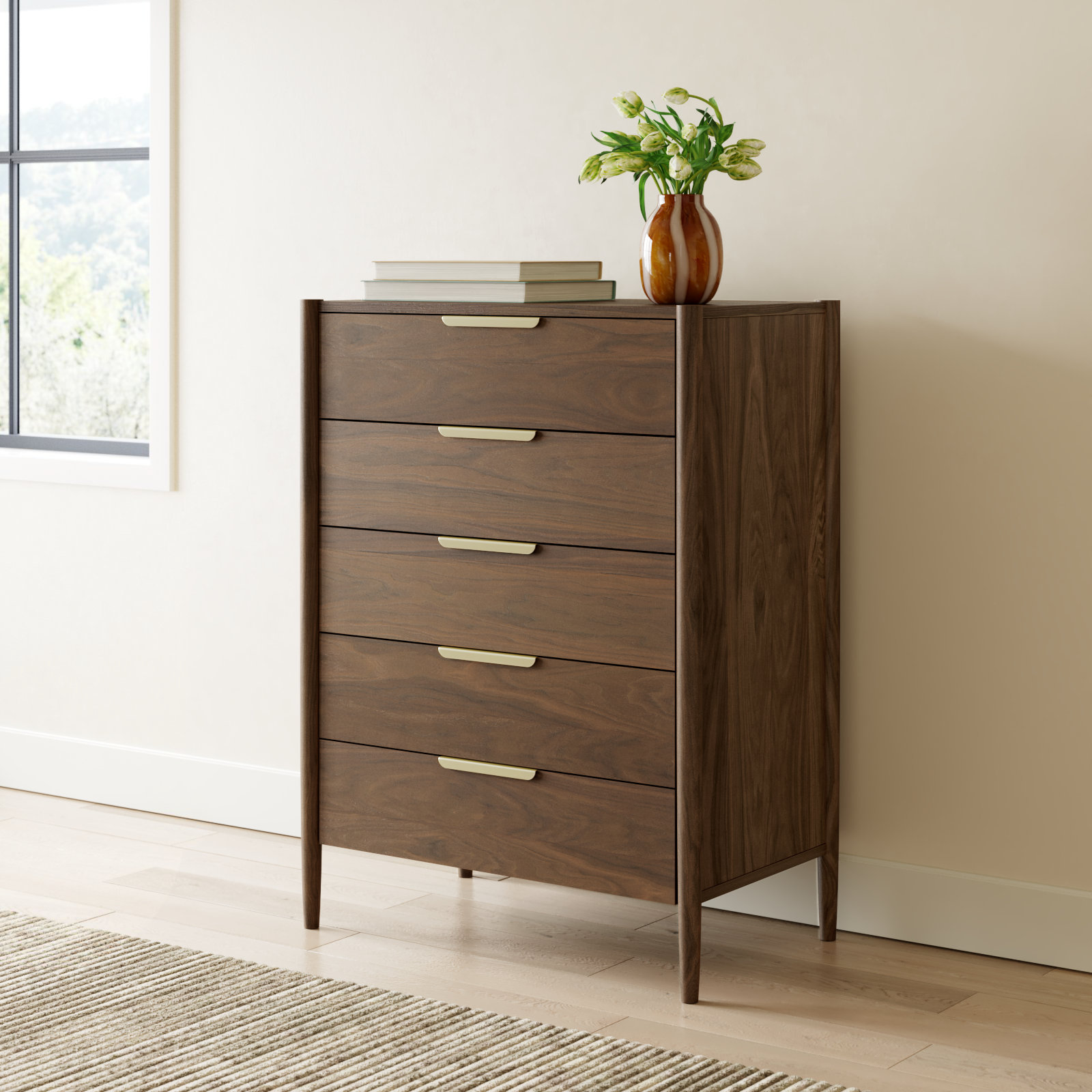 Reece 36" Dresser, Rich Walnut