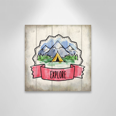 Adventure is out There 2' Canvas Art