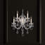 Olde World 5 Light Wall Sconce in Polished Gold with Clear Radiance Crystals-185782349-185782384
