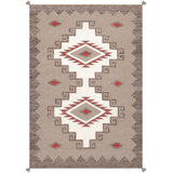 5'X8' Southwestern Area Rug in Ivory